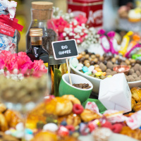 Bus Tours - food display