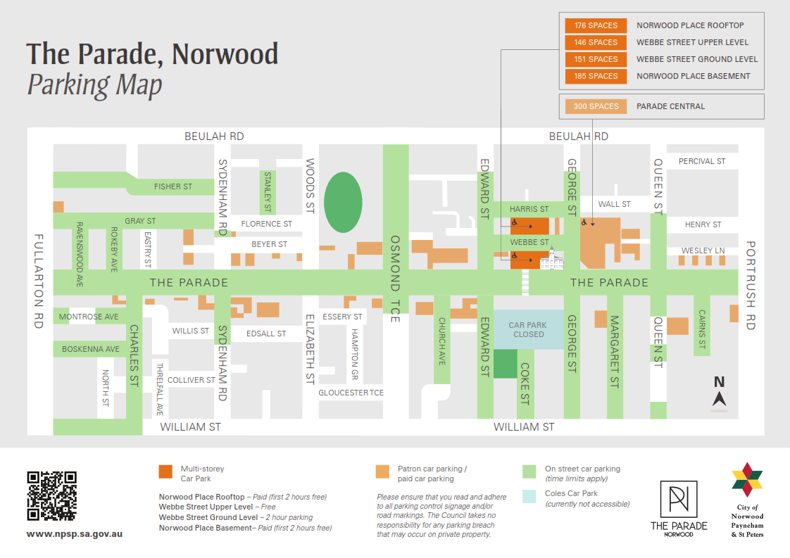 Parade Parking Map - June 2021